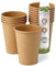 BIOZOYG 50 Stück Kaffeebecher Pappbecher 300ml / 12 oz Ø 90 mm braun - Einwegbecher plastikfrei - Becher aus nachhaltiger Forstwirtschaft - Kaffeebecher Einweg