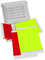 Gelb+Rot Vorteilspack: 2x500 Eintrittsbänder aus Tyvek zum selbst gestalten und bedrucken von GA Event Solutions - Party Einlassbänder, Festival Armbänder für dein Event