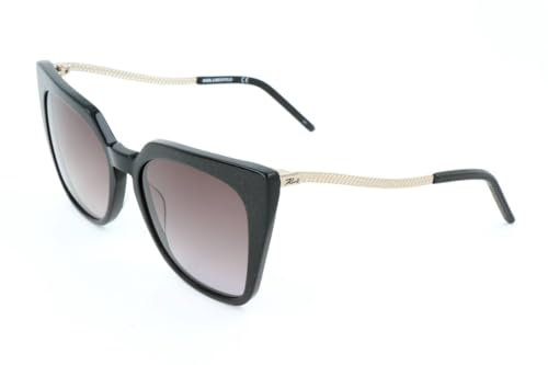 Karl Lagerfeld KL956S Acetate Sonnenbrille Black Glitter Unisex Erwachsene Mehrfarbig, Standard