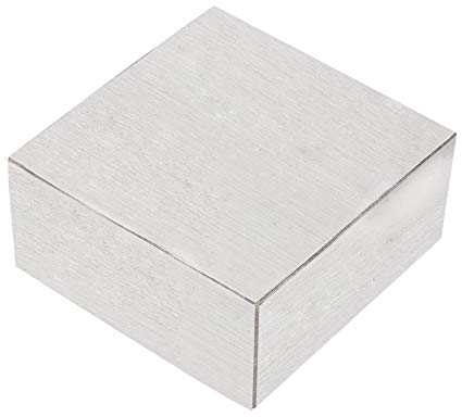 Salmue 6,3 * 6,3 * 3 cm Metall Stahl Bank Block, Metall Amboss Quadrat Werkzeug, solide Bank Block für Schmuckherstellung.