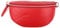 Made in Italy OBC Damen Leder Tasche Gürteltasche Crossbody Hüfttasche Bauchtasche Hüfttasche Umhängetasche Cross-Over Bodybag Schultertasche Handytasche Geldtasche Rot
