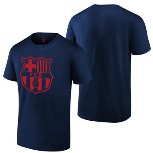 Icon Sports FC Barcelona Logo T-Shirt Navy