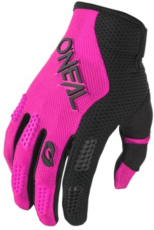 O'NEAL | Fahrrad- & Motocross-Handschuhe | MX MTB DH FR Downhill Freeride | Langlebige, Flexible Materialien, belüftete Handinnenfäche | Women's Element Glove | Damen | Schwarz Pink | Größe M