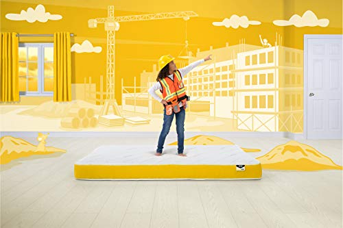 JAY-BE Simply Kids Anti-Allergie-Schaumstoff-freie E-Taschenfederkernmatratze, europäisches Einzelbett