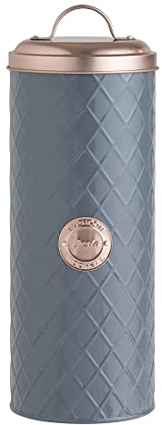 Typhoon Henrik Grey And Copper Coated Steel Pasta Storage Canister, 110 x 270 cm