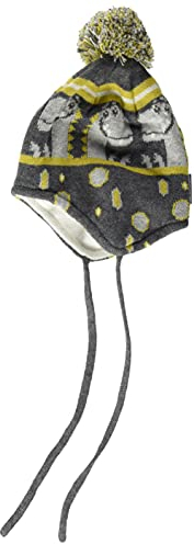 Sterntaler Baby-Jungen Strickmütze Dinoli Mütze, Anthrazit Mel, 51
