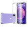 Hually Case Compatible with iPhone 12 Mini, 5.4-inch, Clear Bumper Case with Scratch-Proof PC Back, Shockproof Bumper Cover - Transparent