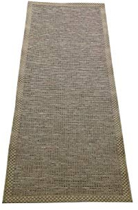 Teppich-Traum In- & Outdoor Teppich Sisal Optik | Küche Wohnzimmer Terrasse Balkon | beige grau - Größe 67x180 cm