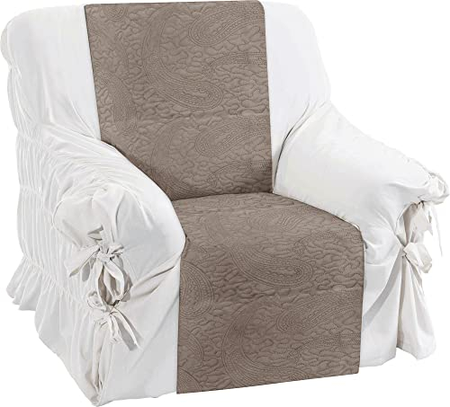 Erwin Müller Sessel- und Sofaschoner Kiesel Größe 50x200 cm