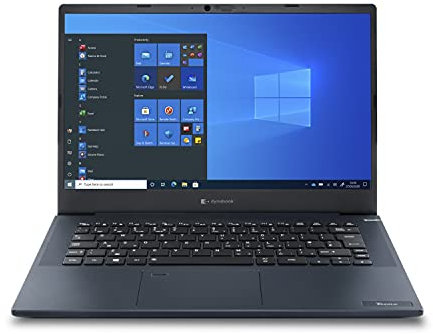 dynabook Notebook Toshiba TecraA40-J-14O, 14 FHD Core i5-1135G7, 8GB DDR4, 512G SSD,Iris Xe Graphics,WIFI 6 + BT5, Vernice Antibatterica, Windows10 Pro (Downgrade Win11), Colore: Black