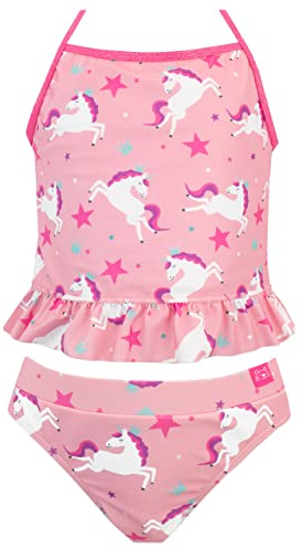 Harry Bear Costume da Bagno per Ragazze Unicorno Rosa 4-5 Anni