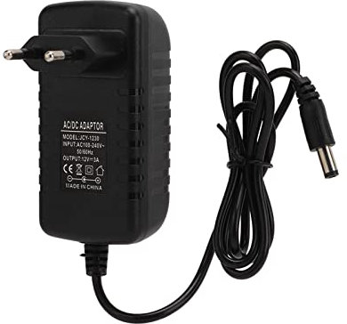 Sonew Adaptateur D'alimentation 12V 3A, Transformateur D'alimentation Universel pour Moniteur, Adaptateur de Fonctions de Courant Constant D'isolation Prise UE 100‑240V