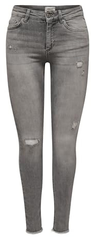 ONLY Female Skinny Jeans ONLBLUSH Mittlere Taille Skinny Fit Knöchellang Jeans