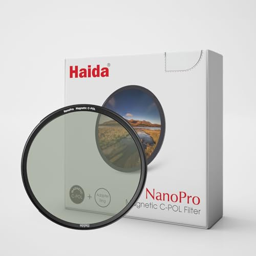 Haida 72 mm magnetischer Zirkular-Polarisationsfilter CPL Filter mit magnetischem Adapterring