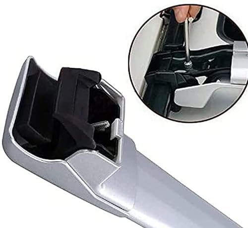 2 Stück Aluminium Dachträger Relingträger Dachgepäckträger für Dacia Dokker MPV 2012-2021, Fahrradträger Dachboxen Dachgepäckablage