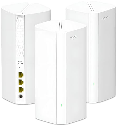 Tenda EX12 Dual-Band (2.4 GHz / 5 GHz) AX3000 System Mesh Wi-Fi 6 (3-Pack) White