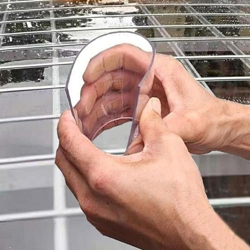 NIANXINN Polycarbonat-Platte Kunststoff-Dachplatte,Transparent Acrylplatte,Gewächshausabdeckung,Ersatz-Bilderrahmen aus Glas,Für Carports,Vordächer,Wintergärten und Überdachungen (1.56x2m)