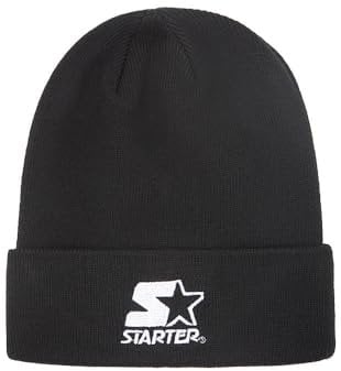 STARTER Mütze mit Iconic Logo Stickerei Schwarz, Schwarz , One size