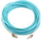 Jopto Fiber Patch Cable LC to LC OM3 10GB/Gigabit Multimode Jumper Duplex 8m(26ft) UPC Connector PVC Cord 50/125um LSZH Jacket - Optics Pigtail Lead Series