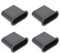 CCeCCe Lautsprecheranschlussröhren, flache Form, 110 x 30 mm, Soundbox, Lüftungsschlitze, Reflex-Ports, Röhre für Zuhause, Subwoofer, Bass-Tieftöner, Gitarre, Lautsprecher, Schrank, Sprachausgang,