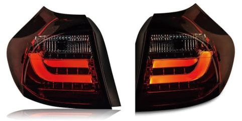 JTNDSHDP Rückleuchten für BMW series1 E87 116i 118i 120i 130i 2004~2011,Rücklichter Blinker Bremslicht Rückfahrscheinwerfer Auto Rücklicht Zubehör