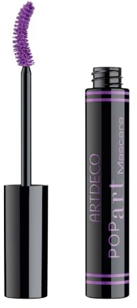 ARTDECO Pop Art Mascara – lila Eye-catcher Mascara mit intensiv pigmentierter Textur und auffallender Farbe (lilac pop) – 1 x 9 ml