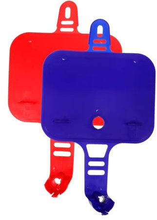 CHILDWEET 2pcs Replacement Front Number Plate for Motorcycle Sturdy Easy Install and Compatible