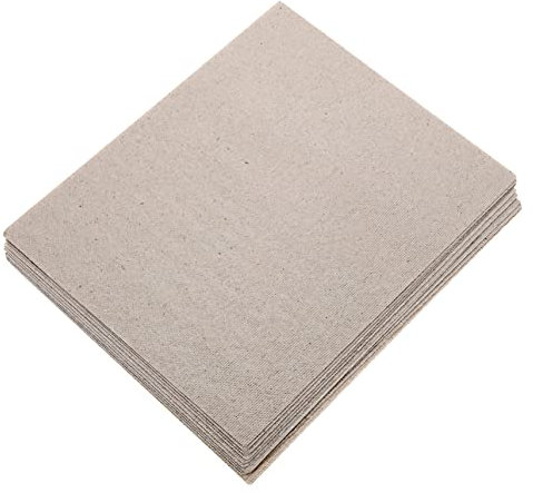 Holibanna 10piezas Lámina De Mica Resistente Altas Temperaturas De Guía De Para Microondas De Repuesto Para Horno Aislamiento De Horno De Placa De Microondas