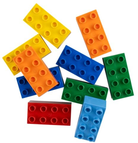 Lego® DUPLO® 2x4 Kreativ-Set – 10 Bunte Bausteine für kleine Baumeister! - Jedes Set individuell zusammengestellt.