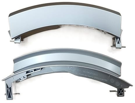 Drum Washing Machine Accessories. Compatible with Siemens. WS10M368TI WM12S468TI Washing Machine Door Handle Door Pull Handle Door Lock(Silver)