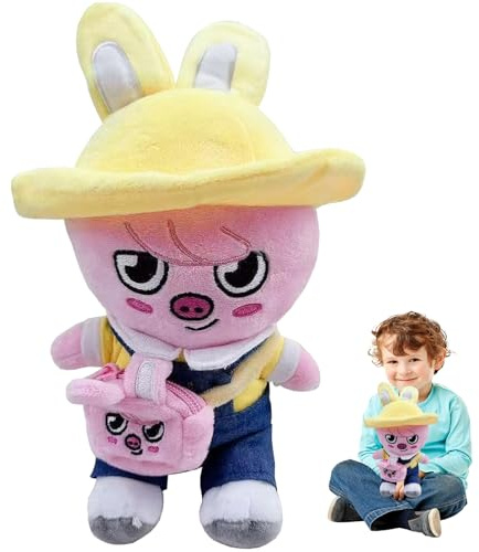 Stray Kids Kuscheltier, Skzoo Plüschtier 25CM, Stray Kids Plushie, Cartoon Anime Plüschtier, Skzo-o Plüsch, Stra-y-Kid-s Skz-oo Plüschpuppe, Niedliches Sammlerstück für Fans