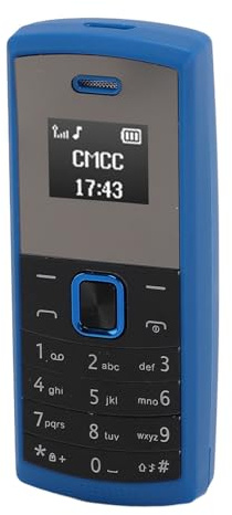 POENVFPO Kleines Mini-Handy, GSM, kleines BT-Handy, Musik-Player, Stimmwechsler für klare Sprachanrufe (BLUE)