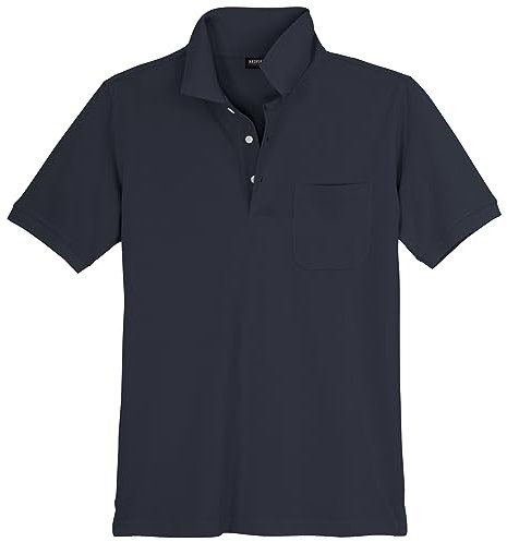 Redfield Piqué Poloshirt Übergröße dunkelblau Ralph