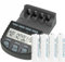 Piles panasonic eneloop aA bK - 3MCC tray 4 pièces avec écran lCD et chargeur bC 700