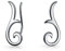 Minimalistische Geometrische Tribal Scroll Ohr Pin Crawlers Climbers Ohrringe Für Frauen Für Teenager .925 Sterling Silber