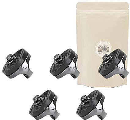 Adaptout X5 ATTACHE RAPIDE POUR SANGLE D'APPAREIL PHOTO SUPPORT DE FIXATION A VIS 1/4 1/4 !! QUALITÉ PRO !! SUPPORTE 5KG !! ANNEAU 100% MÉTAL COMPATIBLE DSLR ET APN MARQUE FRANÇAISE