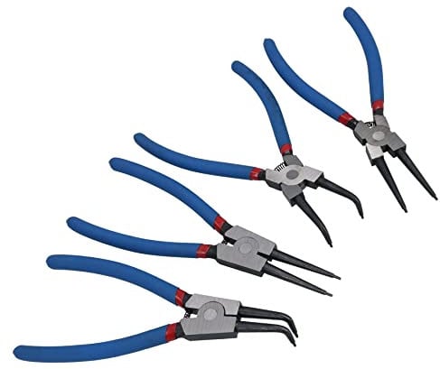 4pc Large Circlip Plier Pliers Set (9) Internal External Snap Ring TE172