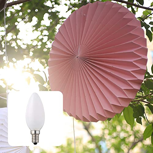 Hellum living choice LED Lampion 60 cm Sunny rose rose rose lilas extérieur intérieur résistant aux intempéries Déco Jardin fête été lanterne balcon extérieur terrasse 578348