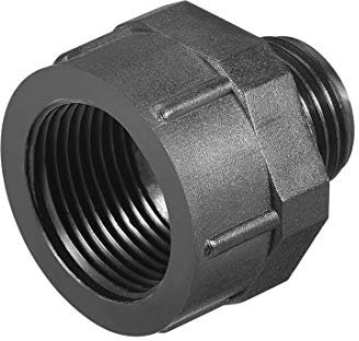 Sourcing Map Gewindebuchsen Nylon Connector Adapter M20 Außengewinde auf M25 Innengewinde