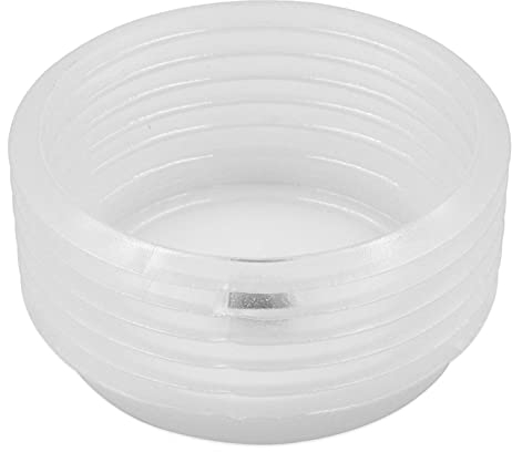 GeKLok Staubschutzschale, Bohrstaubsammler, elektrische Bohrmaschine, Staubschutz, geeignet für Bimetall-Lochsägen, Glas-Lochsägen (weiß)