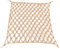 bandezid Hanfseil-Dekonetze, Seil, Jute, Webenetz, rutschfest, Hanfnetz, dekoratives Netz, Durchmesser 4 mm, Maschenweite 10 cm, Hanfseil, 1 x 1 m