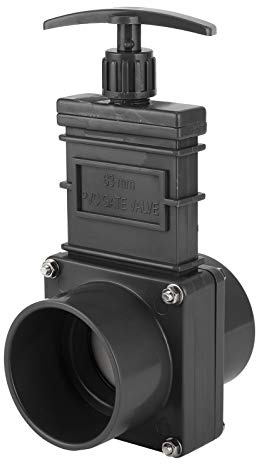 Robinet-vanne d'eau, soupape de vidange de soupape de déchets ABS de diamètre intérieur de 63 mm pour camping-car de camion de caravane RV