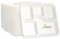 EcoWise 5 Compartment Disposable Plates - Heavy Duty Sugarcane Paper Plates - 100% Compostable Eco-Friendly Divided Dinner Plates - Microwave & Freezer Safe Party Trays (100, 30x18 cm)