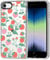 MOSNOVO Case for iPhone SE, iPhone 8 & iPhone 7, [Buffertech 6.6ft Military-Grade Drop Protection] [Anti Peel Off Tech] Clear TPU Bumper Phone Case Cover Design - Strawberry Garden