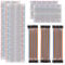 AUKENIEN Breadboard Dupont Wire Kit 2pcs 400 Tie-point 2pcs 830 Tie-Point Solderless Breadboards and 40pin Female to Female Male to Female Male to Male Cable Jumper Wires for Arduino Raspberry Pi 2/3