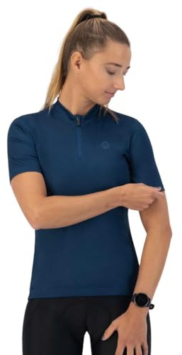 Rogelli Core Radtrikot Damen Kurzarm - Fahrradtrikot Damen - Rennrad-Trikot mit Reißverschluss