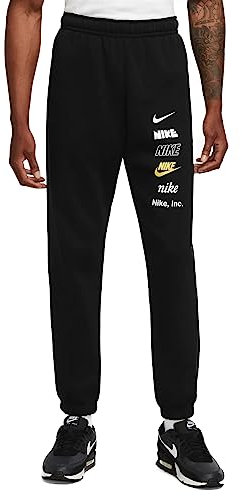 NIKE DX0795-010 M NK Club+ BB CF Pant MLOGO Pantaloni Sportivi Uomo Black M