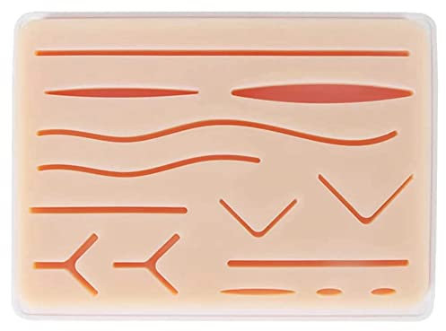 HADIIH Verbessertes GroßEs 3-Lagiges Nahtpolster mit Wunden zum ÜBen Des NäHens - Nicht Leicht zu Trennen, zu ReißEn oder zu ZerreißEn