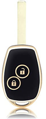OFFCURVE Autoschlüssel Hülle Schlüsselhülle, Schlüsselcover Schlüsselgehäuse Schutzhülle 2/3 Tasten Passt für Renault Dacia Clio Modus Kangoo Logan Sandero Twingo Duster Master Megane Opel