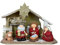 Il Gruppone Passione Casa Presepe In Terracotta Decorate Dipinte A Mano Presepio Natalizio Natività Natale Con Luce Capanna Statuine Sacra Famiglia